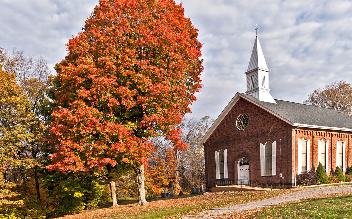 Two Country Churches: Two photos I took of country churches located in ...