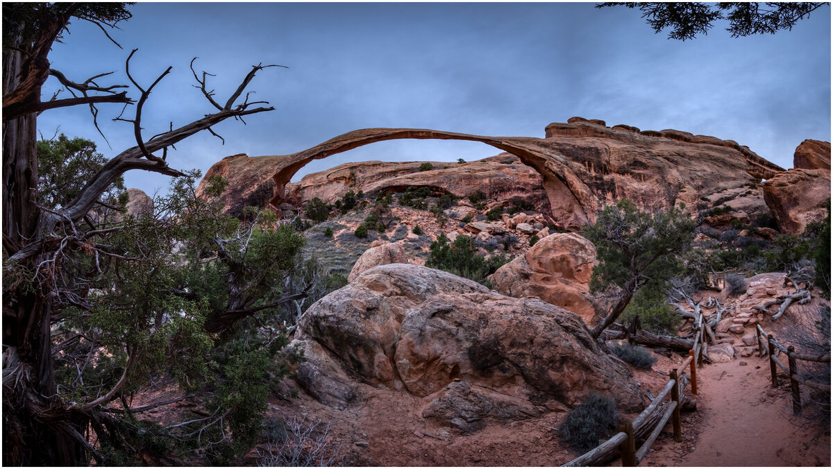 Landscape Arch: Early a.m., Arches NP.
